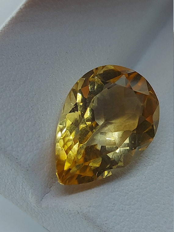 Rich color natural Citrine gemstone faceted loose Citrine 7.00 CTS