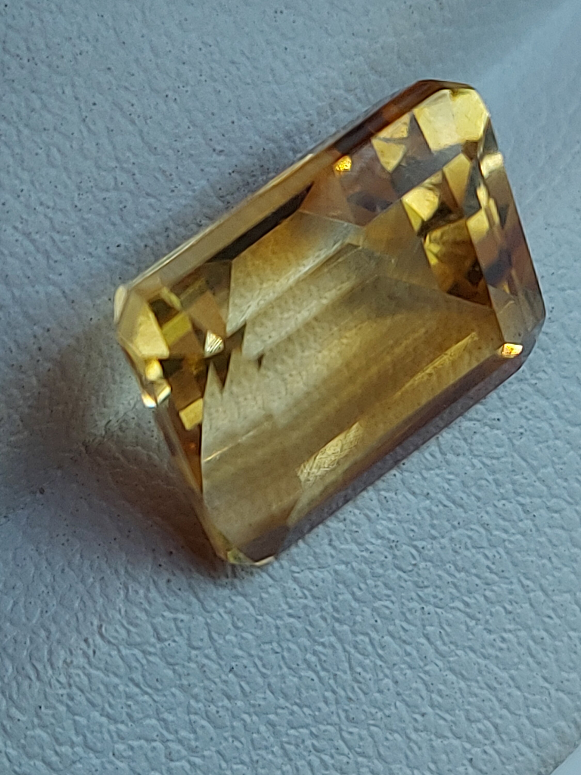 AAA Transparent Citrine gemstone faceted natural golden Quartz