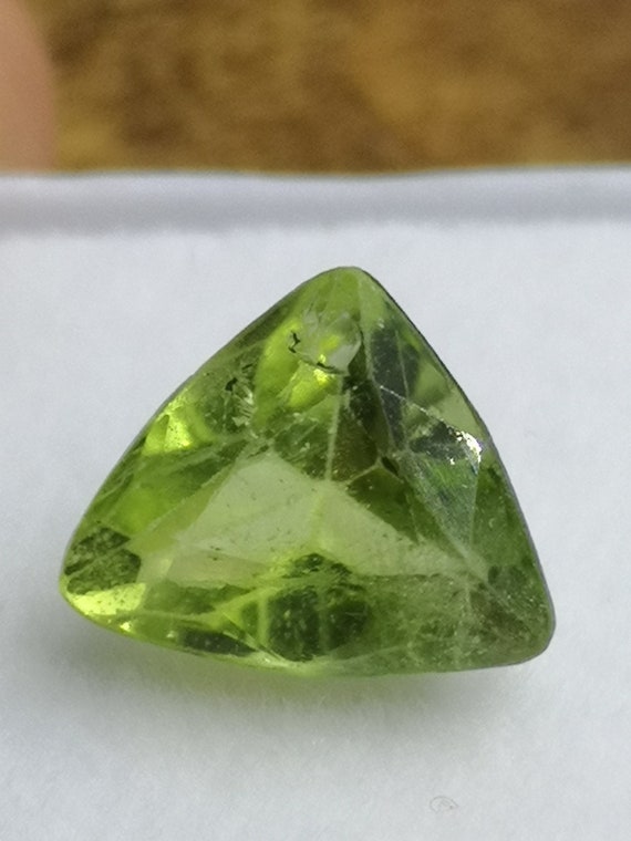 Loose Faceted Peridot Gemstone Natural Peridot 2.30 CTS August