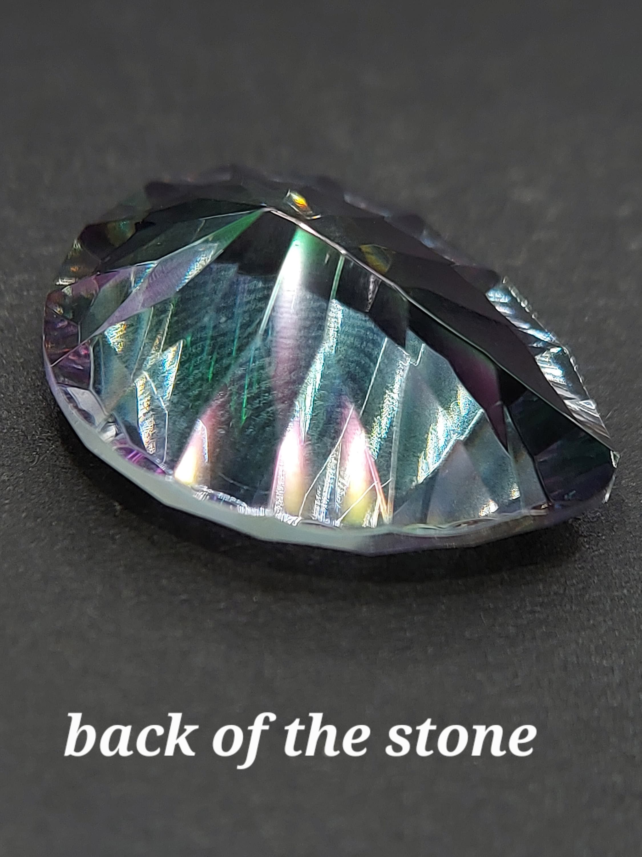 Pierre Précieuse Lépidocrocite Naturelle - Taille Poire 23.5x15 Mm - 18.28 Carats - Non Traitée