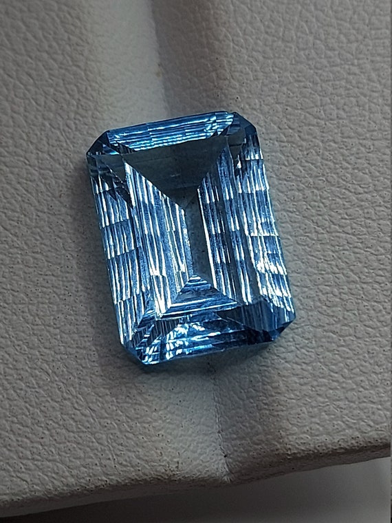 Top Grade Blue Topaz Gemstone Natural Faceted Sky Blue Topaz Etsy