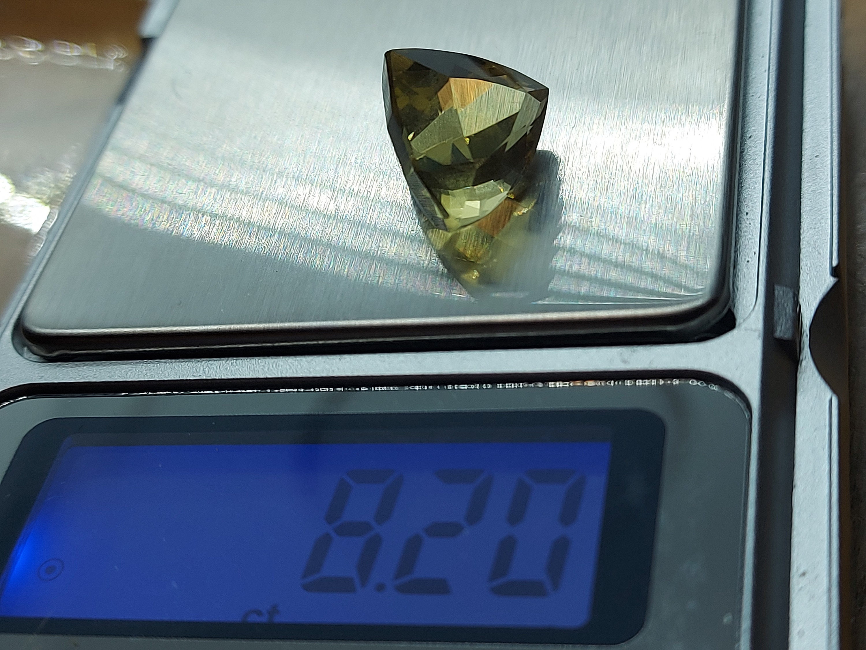 AAA天然シトリン宝石 - ルースファセットシトリン8.20 CTS