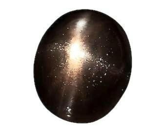 Shimmering black star sunstone cabochon - loose natural Sunstone gemstone 13.70 CTS - asterism stone - aventurine feldspar
