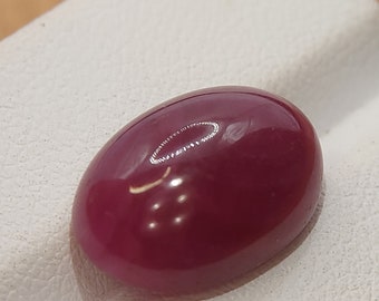 【新品未使用】ADA CABOCHON RUBY カボーション ルビー 大きなアフリカ産ルビーカボション - 天然未処理ルビー宝石