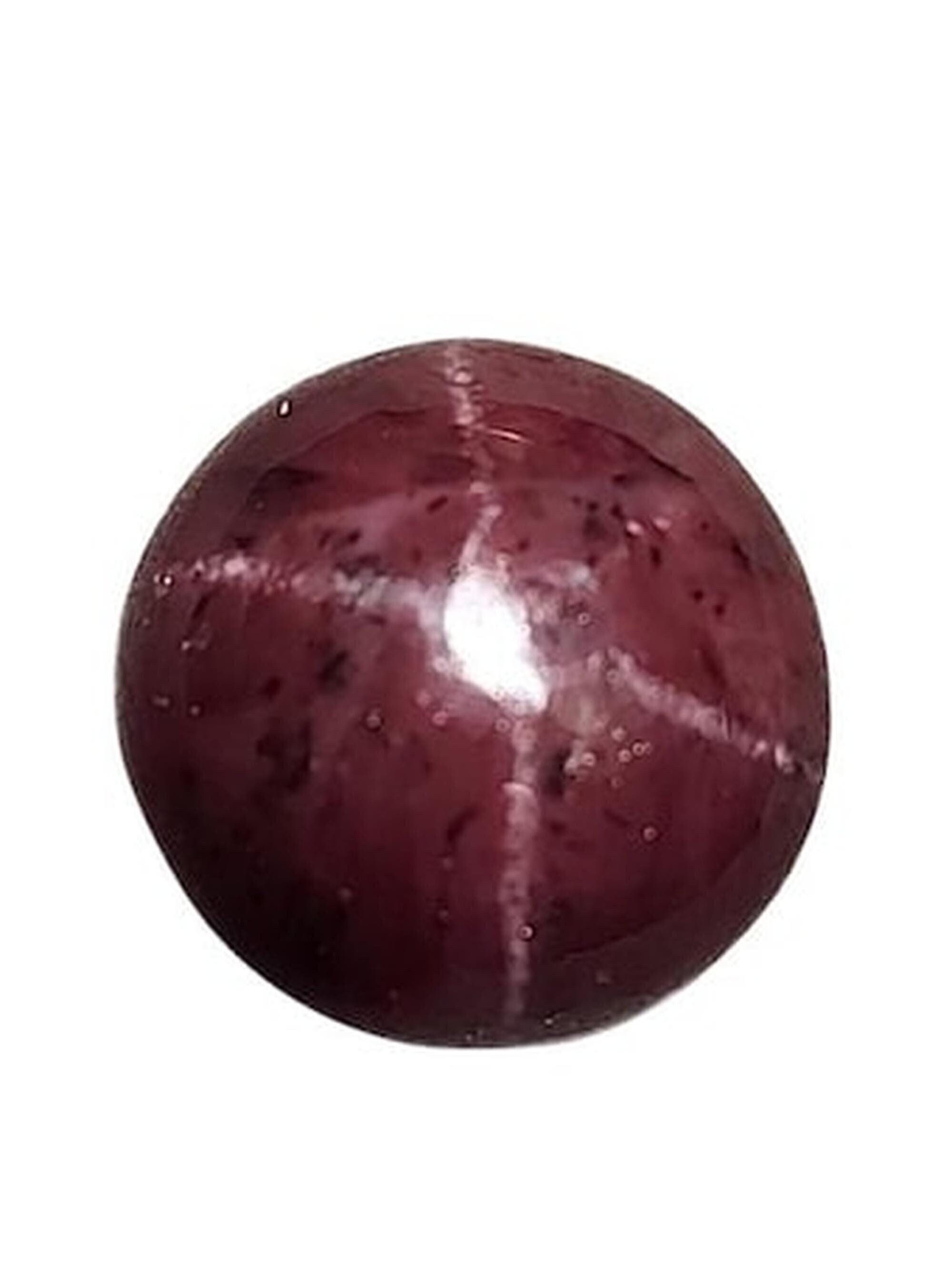 All Natural Star Garnet Cabochon - Untreated Red Garnet Gemstone