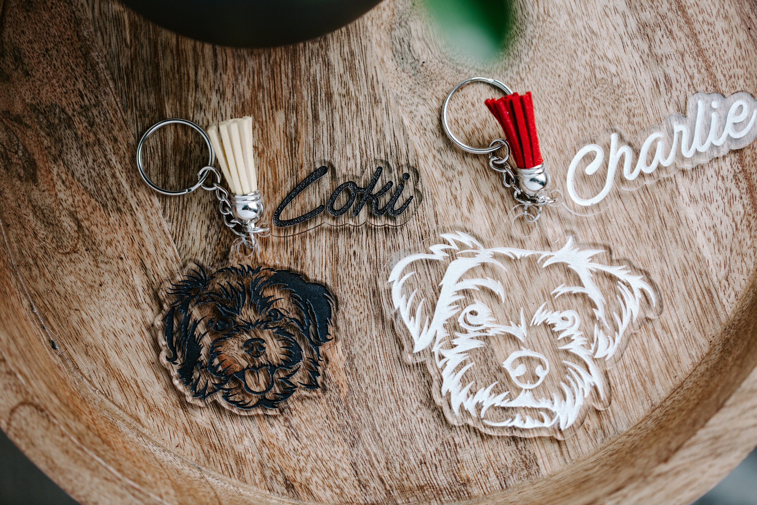 Custom Dog Key Chain Personalized Dog Key Tag Retro Hotel Etsy