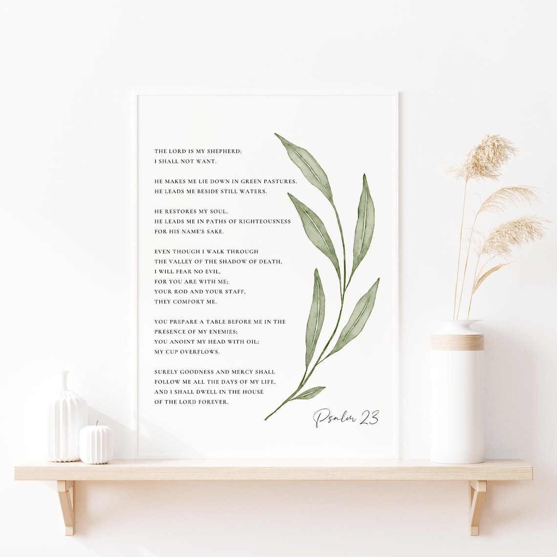 Psalm 23 Der Herr ist mein