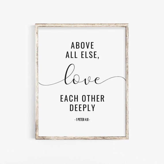 Love Each Other Deeply {Poster} Love Each Other Deeply {Poster}