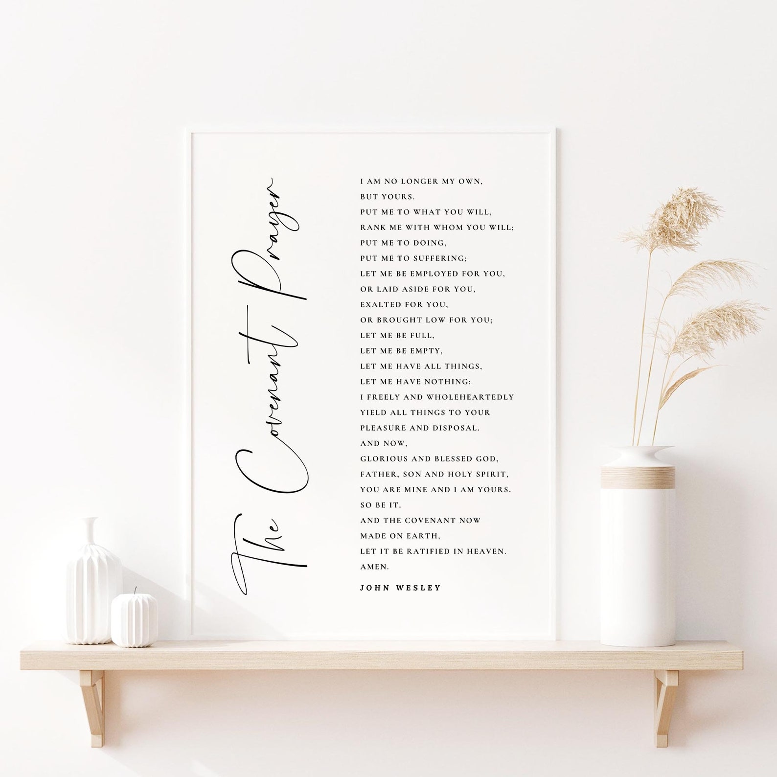 The Covenant Prayer Print John Wesley Bible Verse Wall Art Etsy The Covenant Prayer Print John Wesley Bible Verse Wall Art Etsy