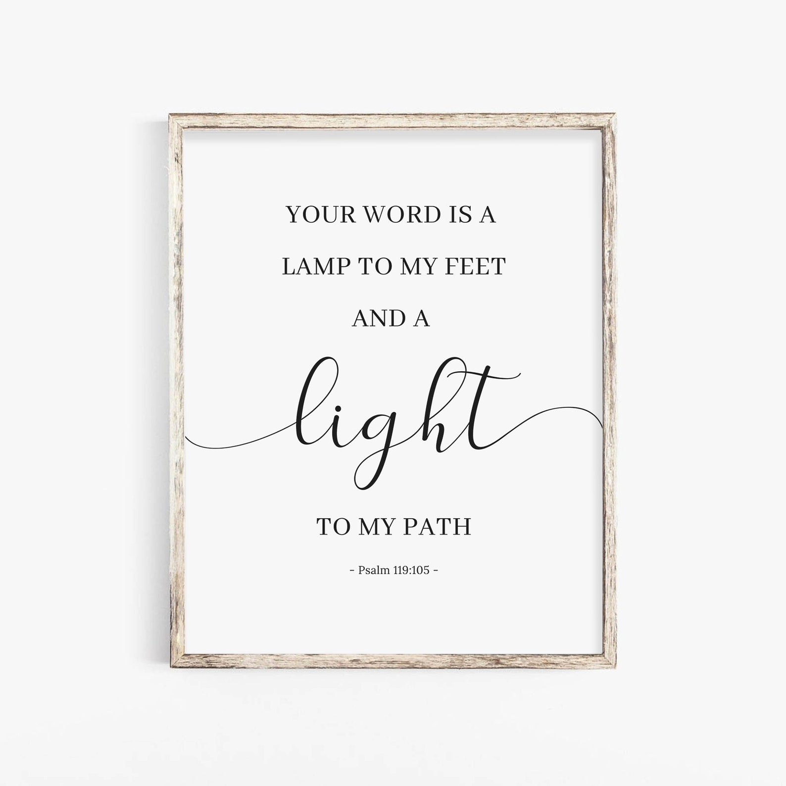 Psalm 119:105 Your Word is A Lamp to My Feet and A Light to My Path ...