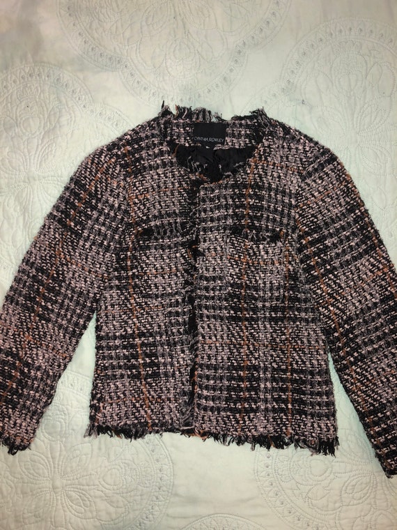 Cynthia Rowley Plaid Vintage Blazer