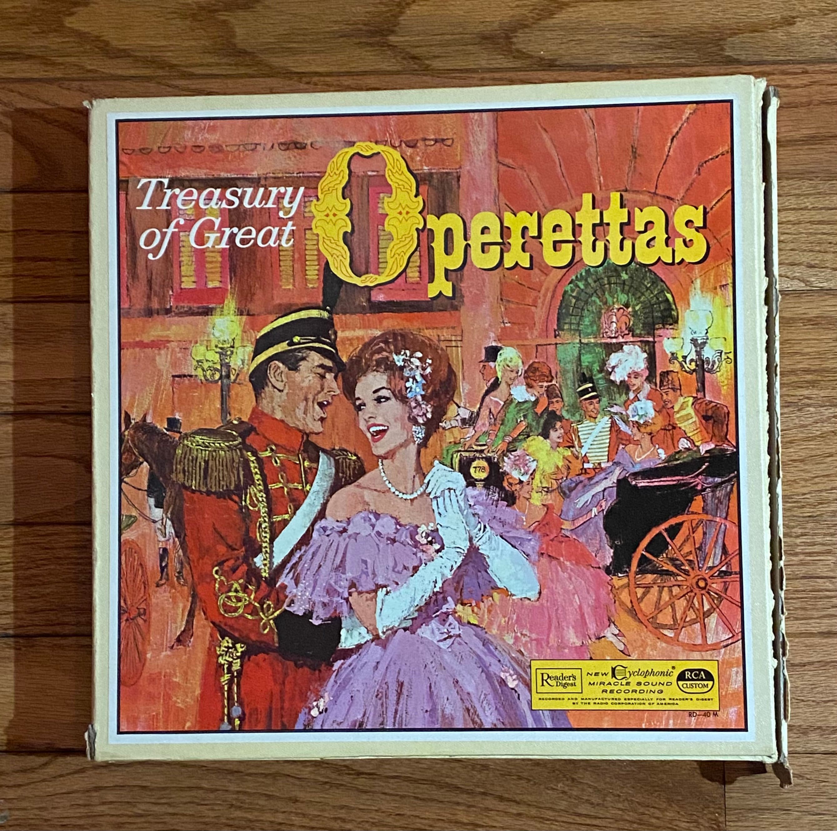 Readers Digest Treasury of Great Operettas Vinyl Records Box - Etsy