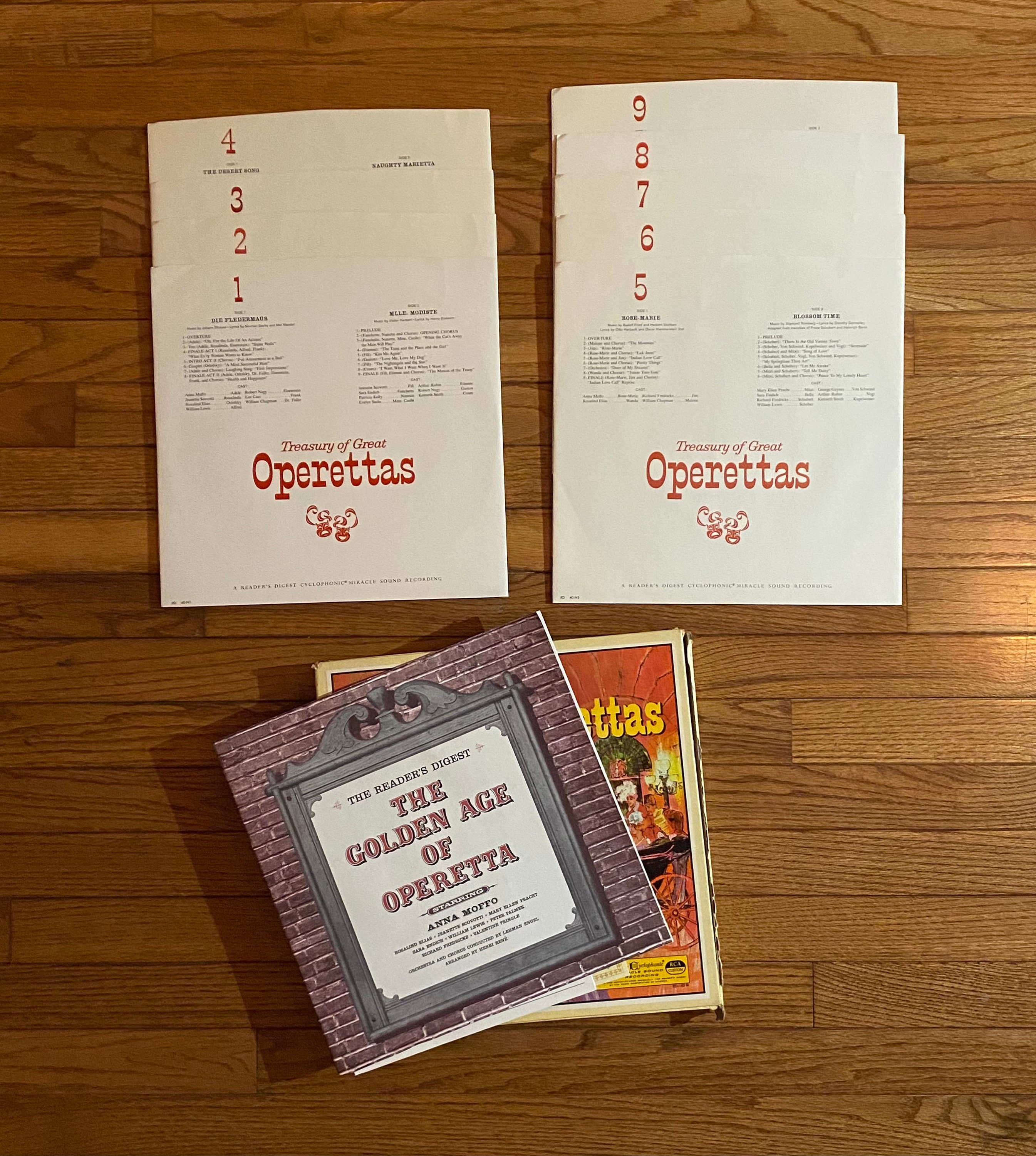 Readers Digest Treasury of Great Operettas Vinyl Records Box - Etsy