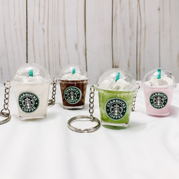 Starbucks Keychain Etsy