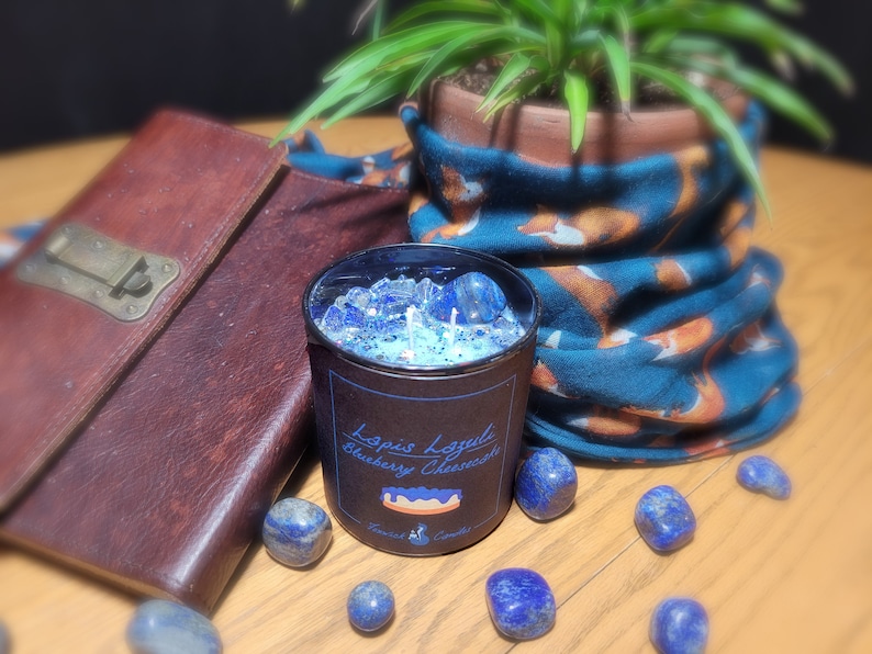 Lapis Lazuli Blueberry Cheesecake
