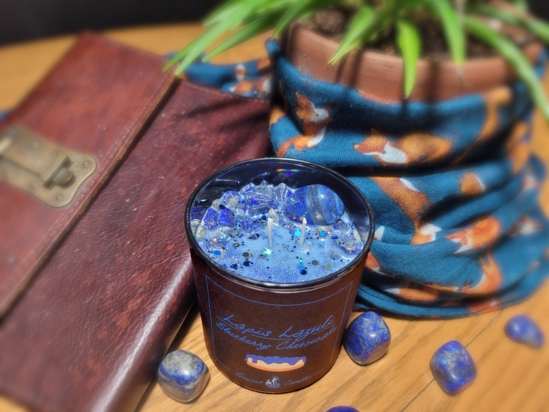 Lapis Lazuli Blueberry Cheesecake