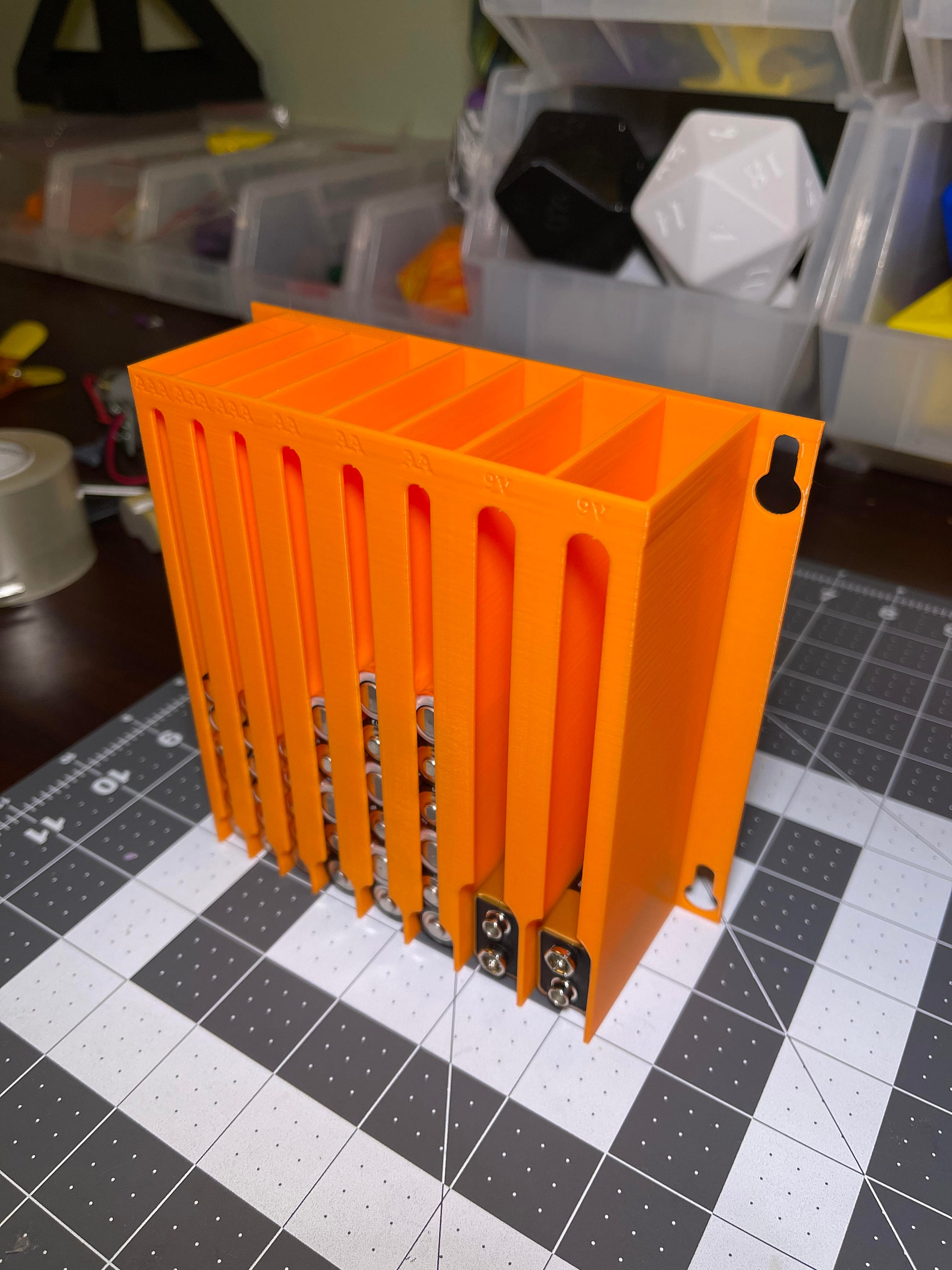 3D Printed AA AAA & 9V Battery Holder and Dispenser Etsy