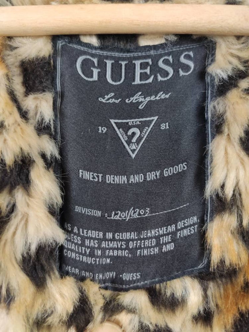 Jacket Hoodie Guess Leopard Vintage