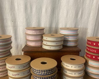 East of India Ribbon set of 3 rolls