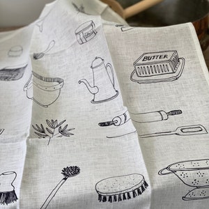 French Linen Tea Towel