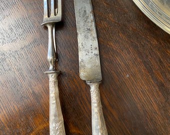 Couteau à gâteau en argent, France 1920