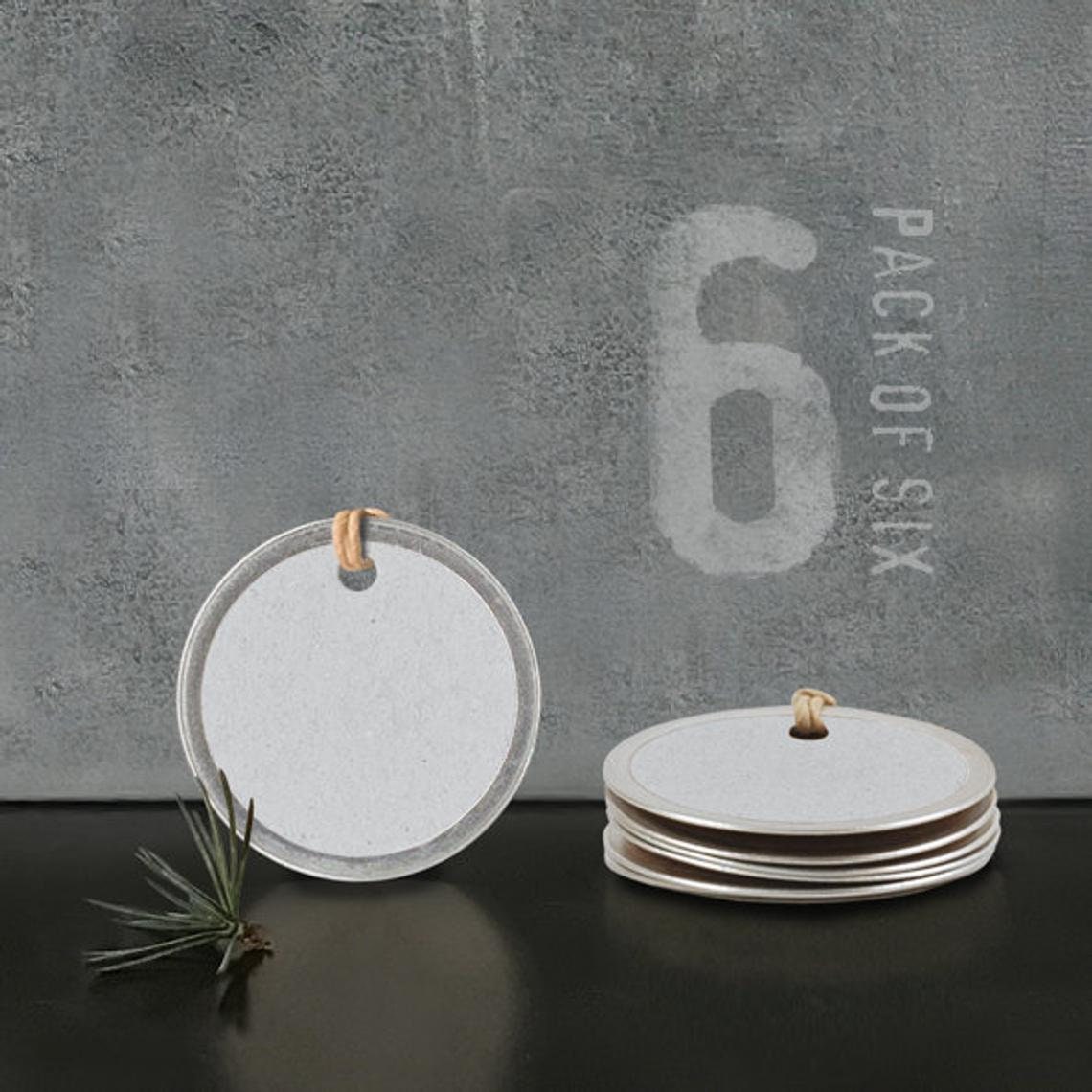 Classic Rounded Tag Vintage Style Metal Edge Round Tag Pk 6 - Etsy Australia