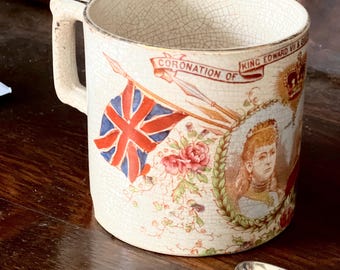 King Edward VI and Queen Alexandra Coronation Mug