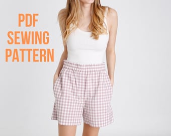 CARLA - Summer Shorts - PDF Sewing Pattern