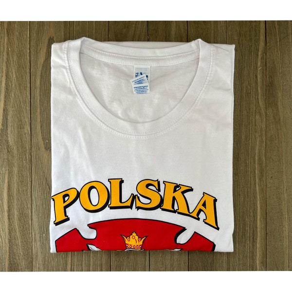 POLAND T-SHIRT POLISH Eagle Polish Flag Pride T-shirt