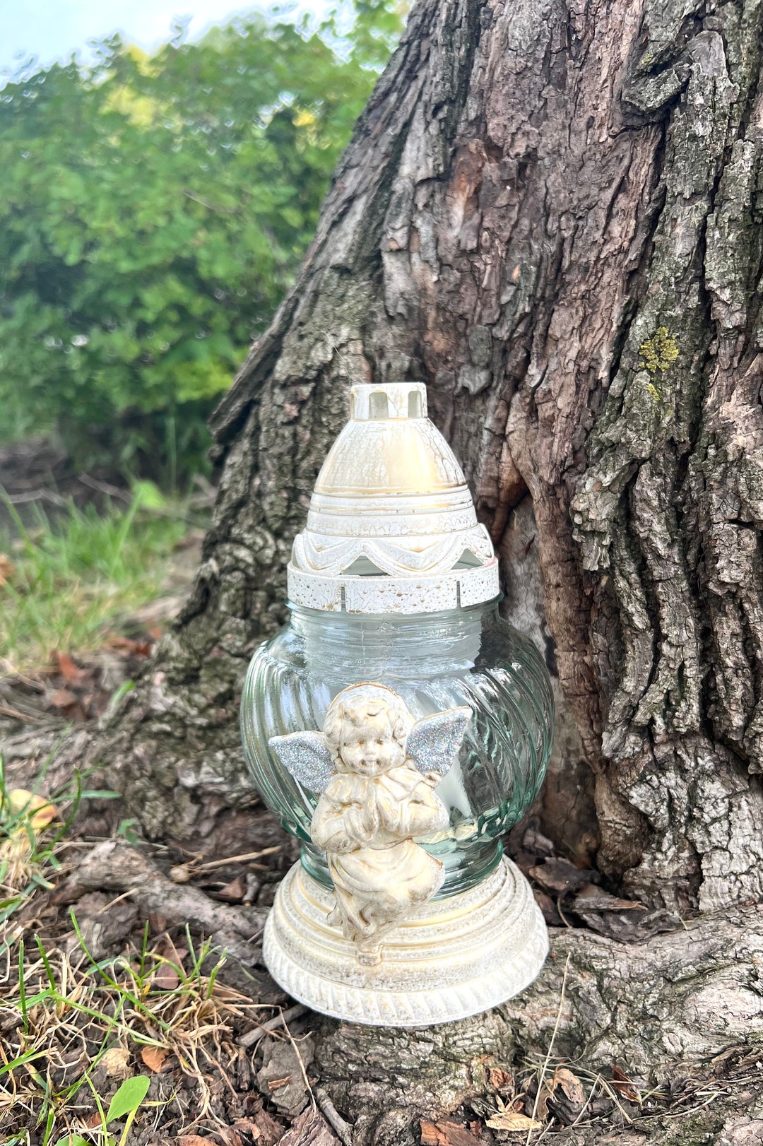 ZNICZ POLSKI Cemetery Memorial Candle Gravesite Remembrance Decoration