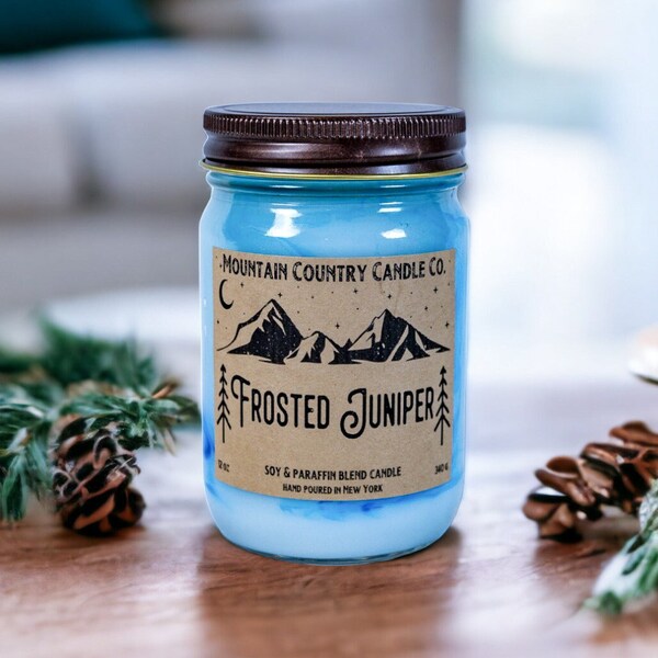 Juniper Scent Candle Etsy