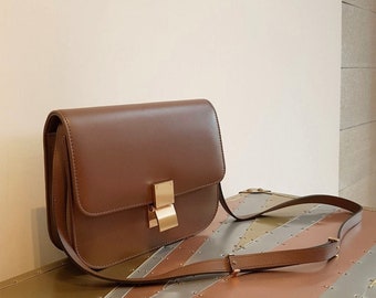celine brown box bolsa