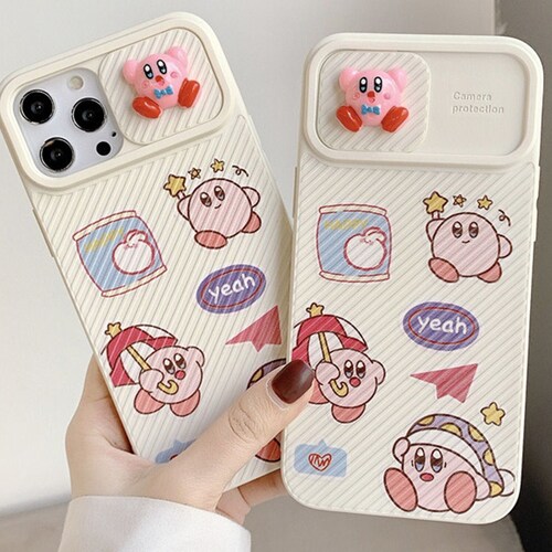 Cartoon Kirby Camera Protective Phone Case For Iphone 12 Mini Etsy Australia