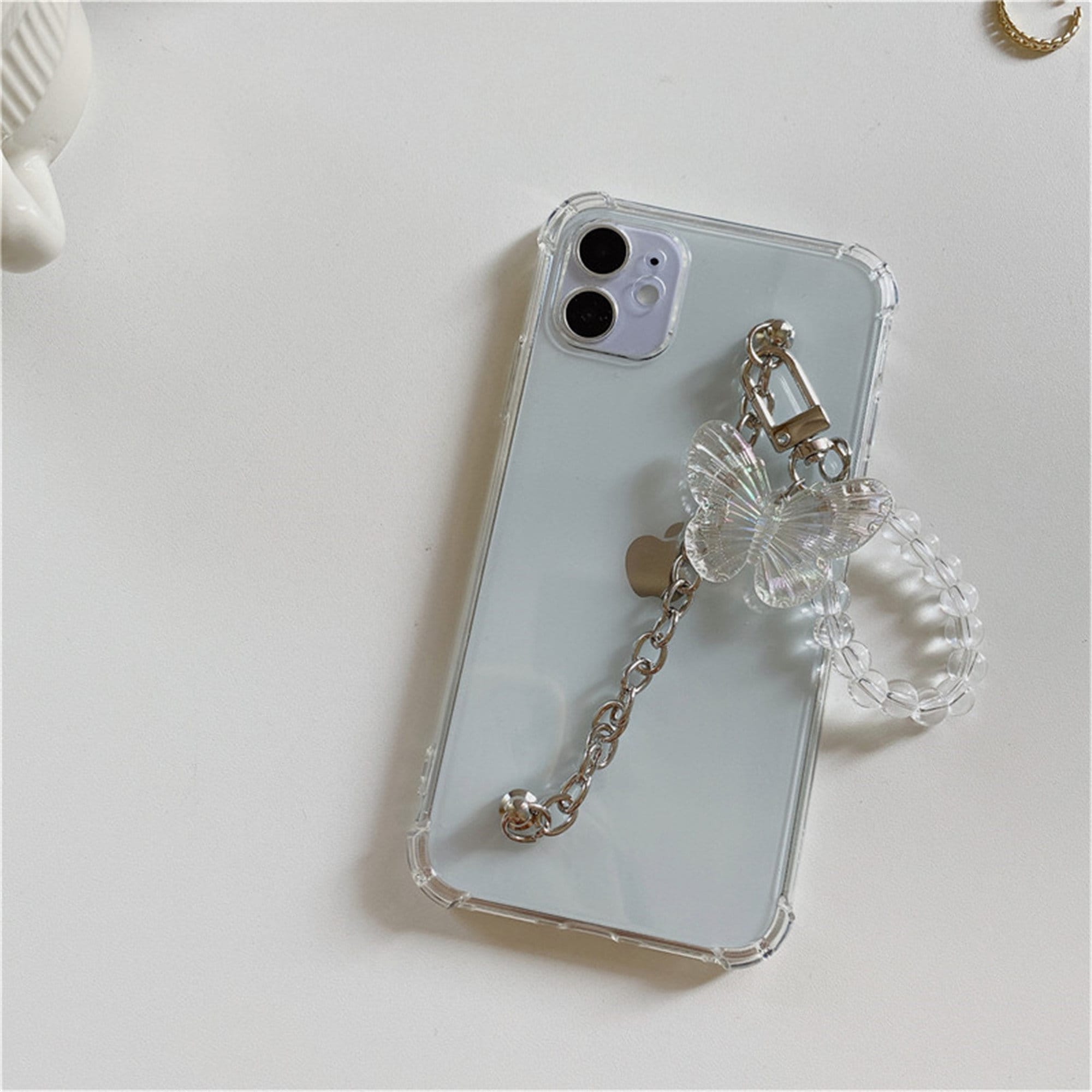 Y2K Metal Chain Phone Case iPhone Case With Butterfly Etsy