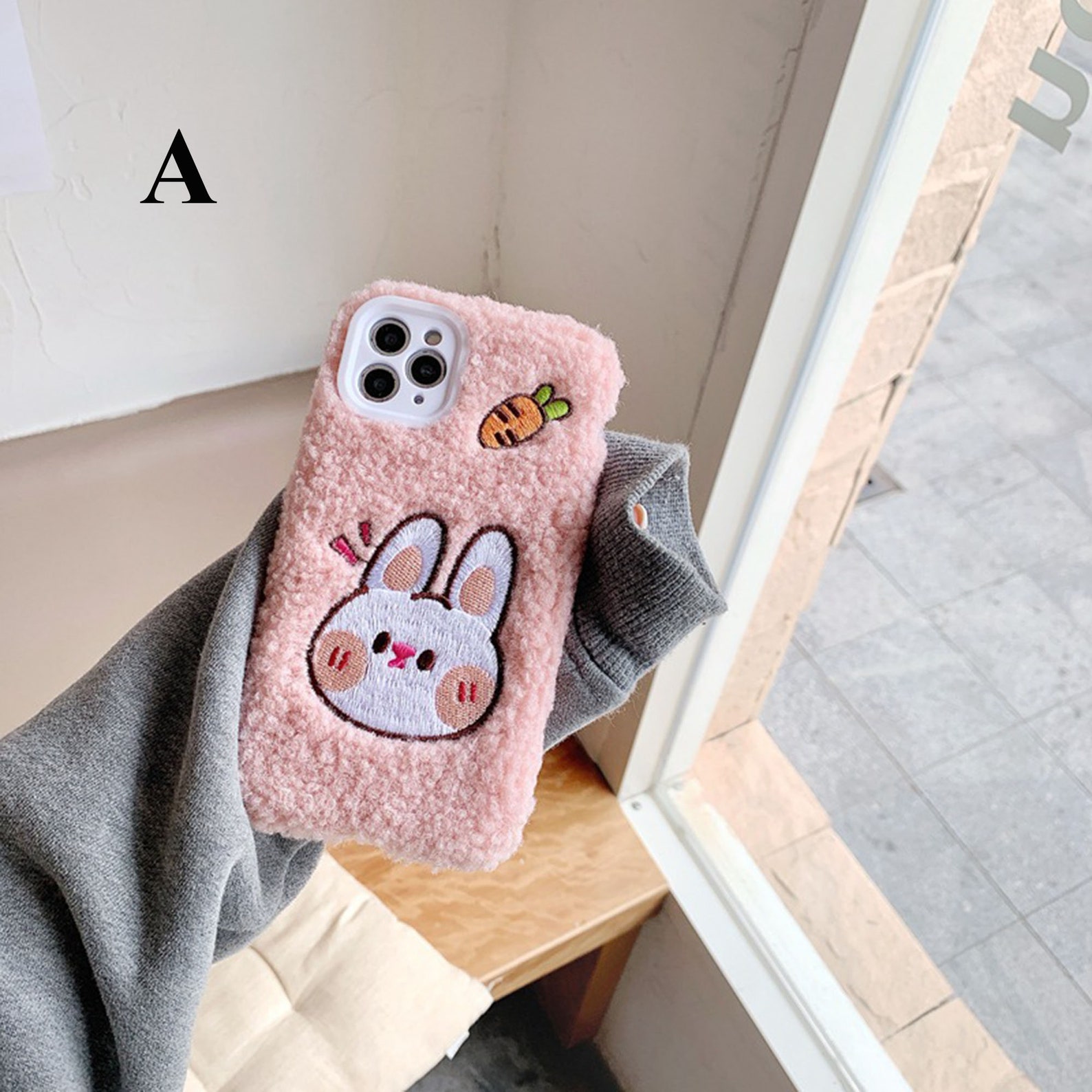 Cartoon Animal Warm Phone Case Soft Plush Phone Case Phone | Etsy