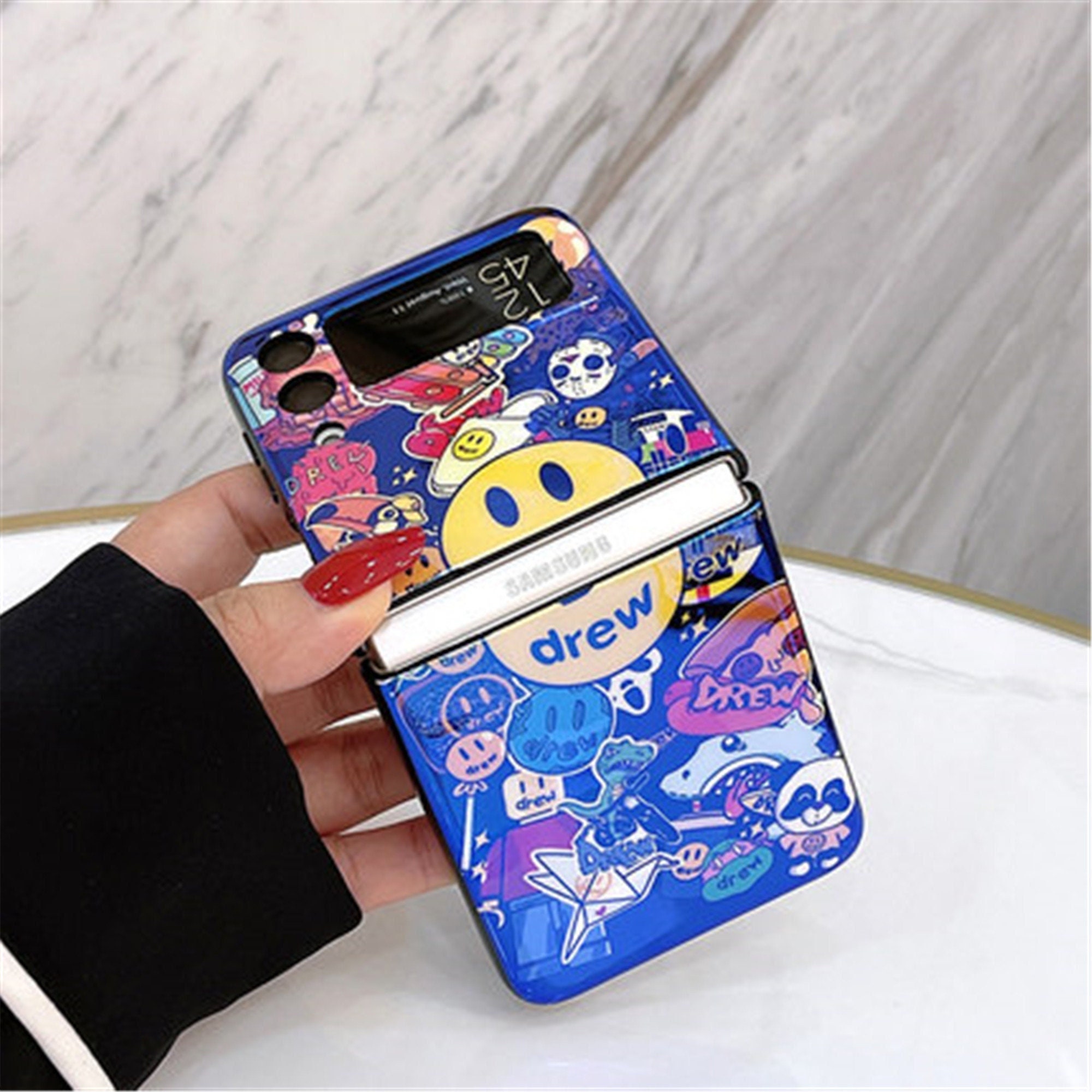 Anime Cartoon 3d Clear Transparent Thin Lovely Handmade Cute Gift 5g Japanese Hero Boys Phone Case For Samsung Galaxy Z Flip And Z Flip 3 Electronics Accessories Electronics Cases Hamaguri Co Jp
