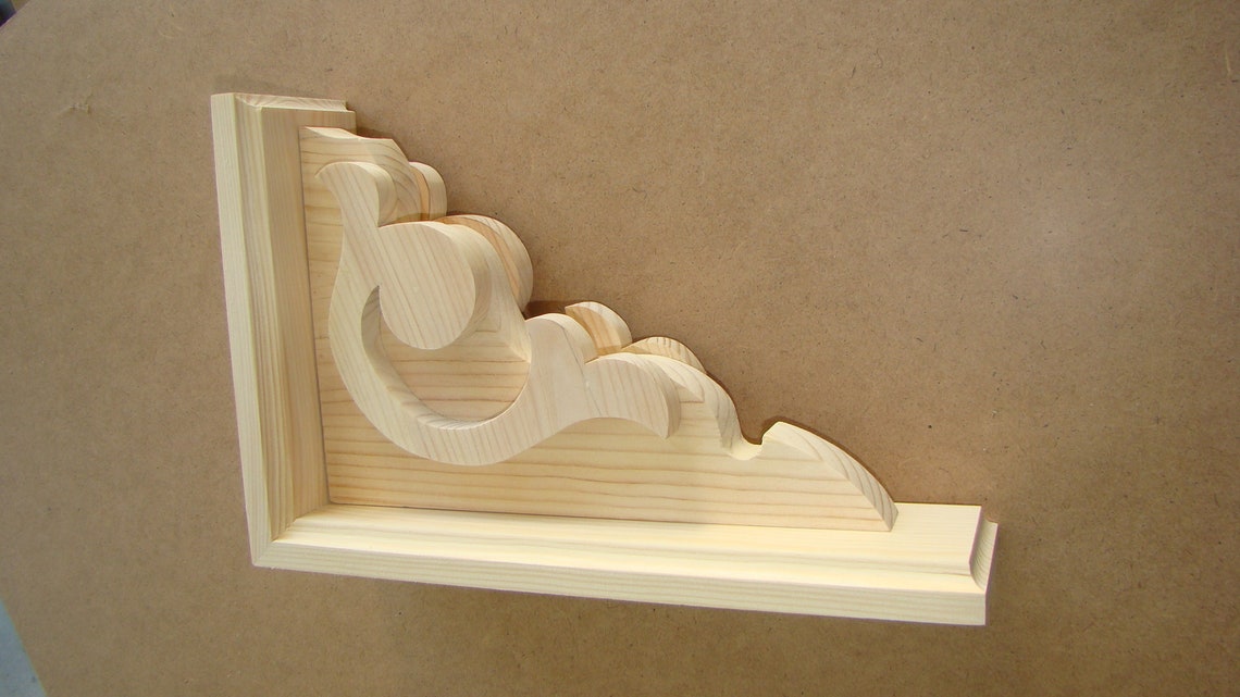 Victorian Wood Shelf Bracket Rustic Home Decor Handmade Etsy