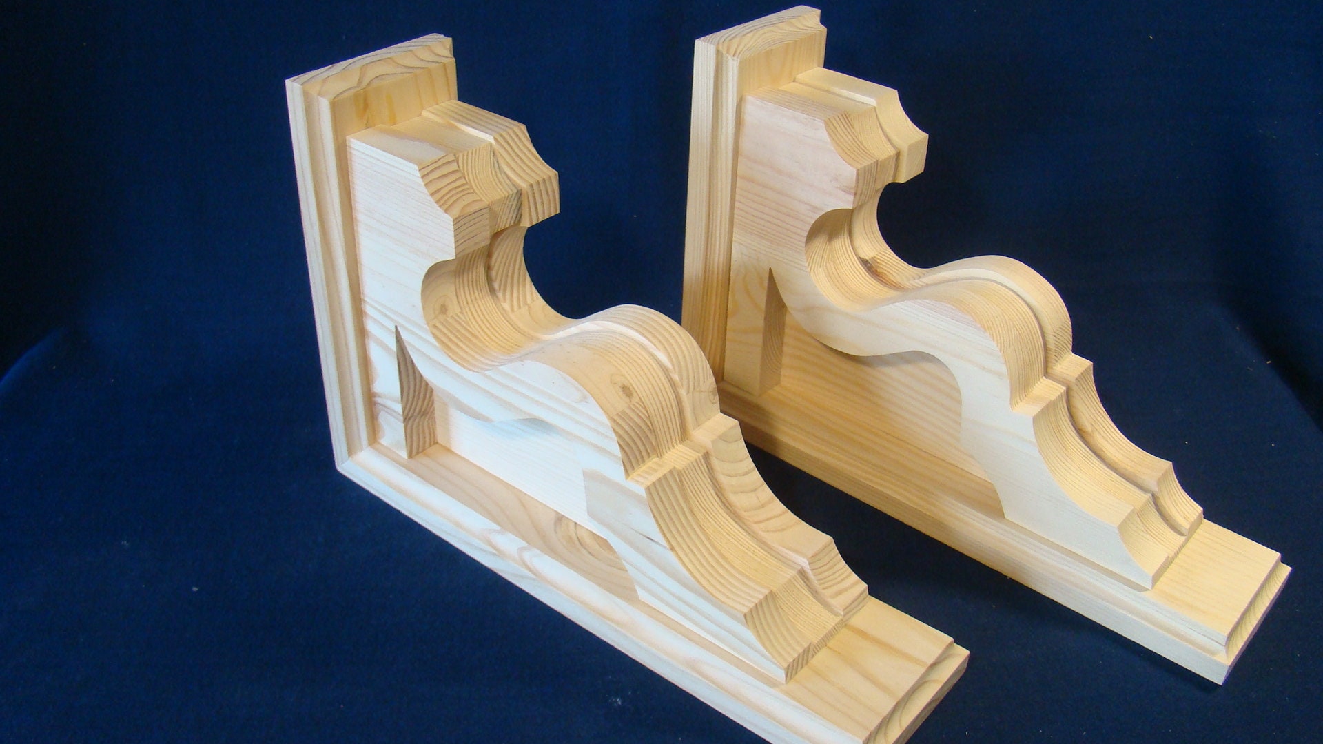 Soporte de estante de madera victoriana decoración rústica del | Etsy