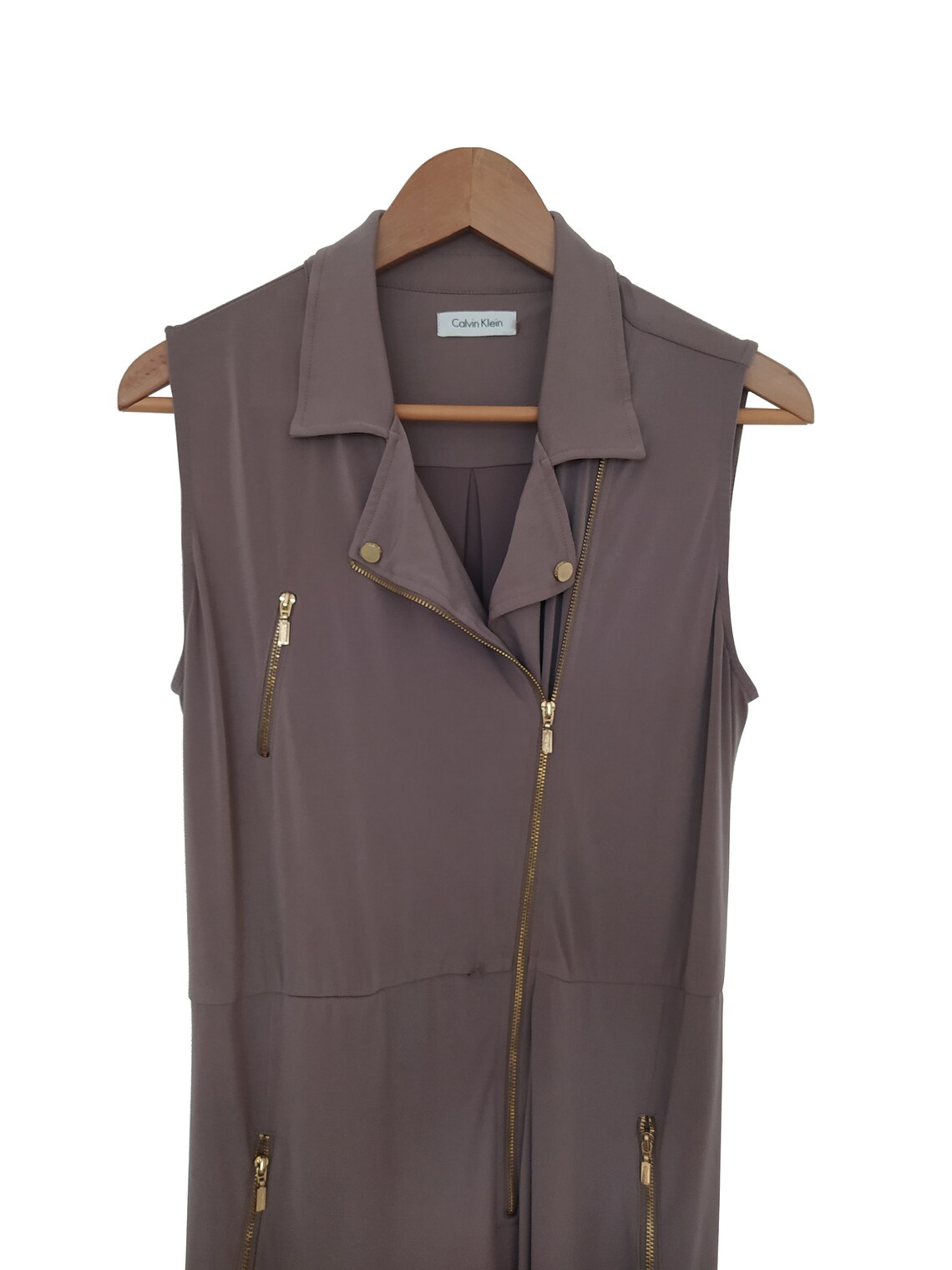 Green Elastic Jumpsuit by Calvin Klein. Lycra Monkey. Kaki Etsy