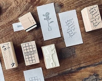 Somesortof.fern ｜It's shower time! ｜Rubber Stamp - 5 pcs/set