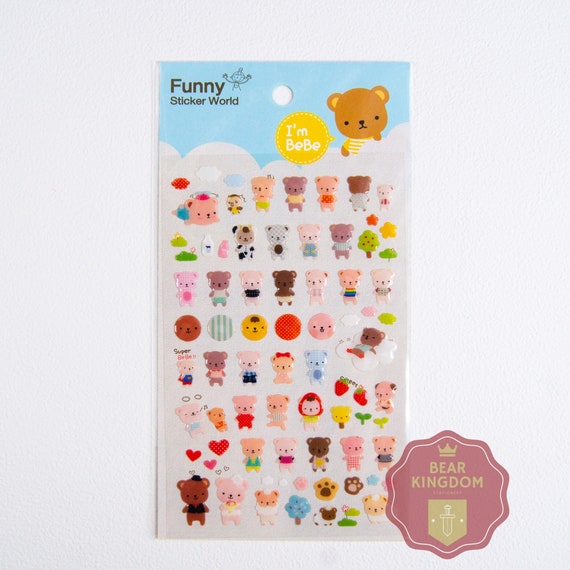 Funny Sticker World I M Bebe Etsy