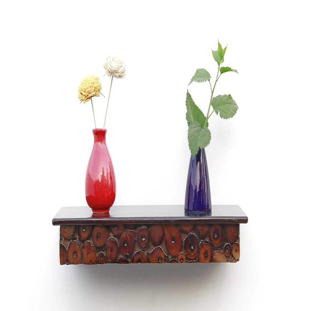Hand Built Shelf Handicraft Handmade Wooden Wall Shelf for Living Room - Etsy