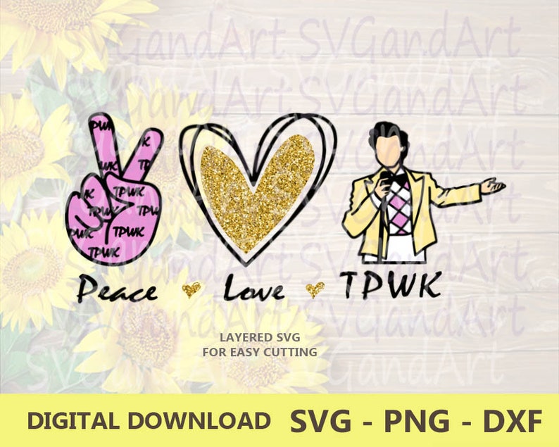 Download Peace Love Tpwk Svg Treat People With Kindness Png Etsy