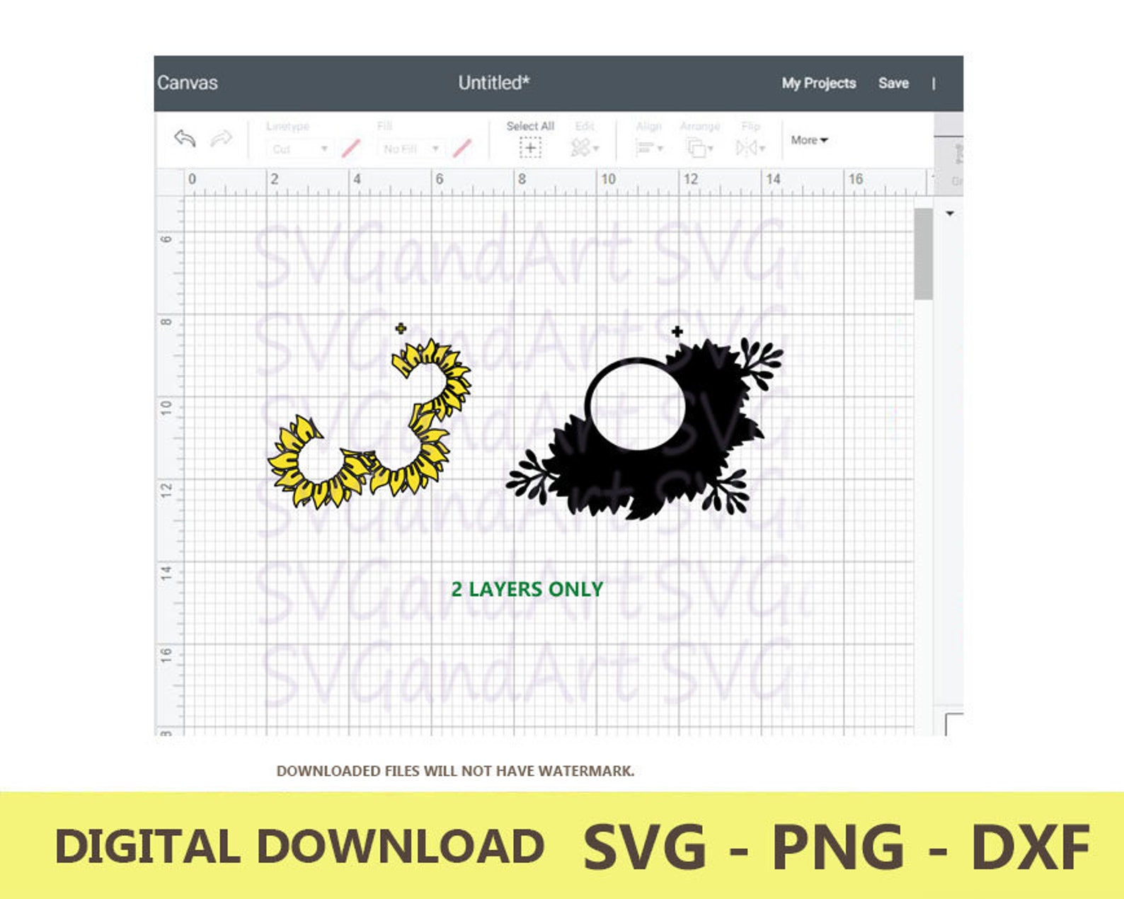 Download Personnalisé Flower Wreath SVG Starbucks Cup Full Wrap for ...