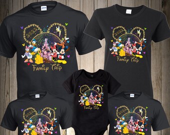 Disney Family Shirts Disney Trip Shirts for Family Disney Trip Matching Custom Personalized Shirts Family Vacation 2022