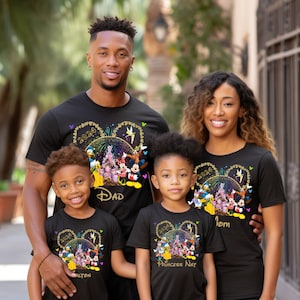 Disney Family Shirts Disney Trip Shirts for Family Disney Trip Matching Custom Personalized Shirts Family Vacation 2024 Mickey Minnie