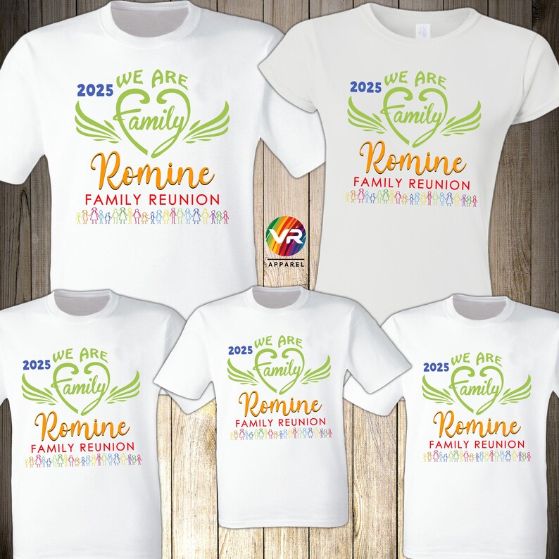 Family Reunion T-shirts, Matching Family Tree Design, Personalized 2025 ...