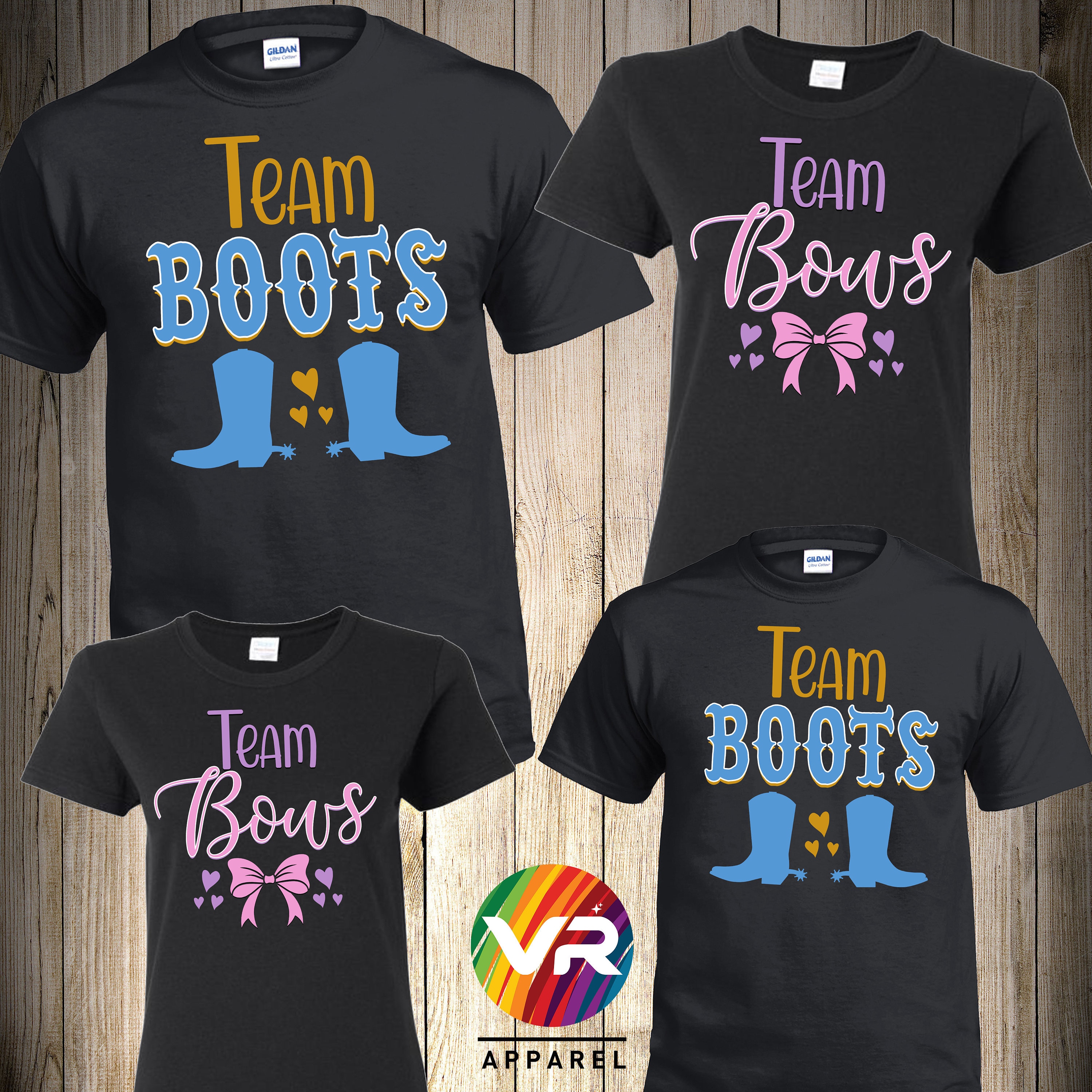 Baby Gender Reveal Shirts Girl or Boy Shirts Gender Reveal Etsy