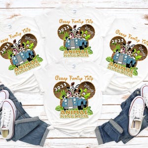 Animal Kingdom Safari Disney Family Shirts Disney Trip Shirts for Family Disney Trip Matching Custom Personalized Family Vacation 2025