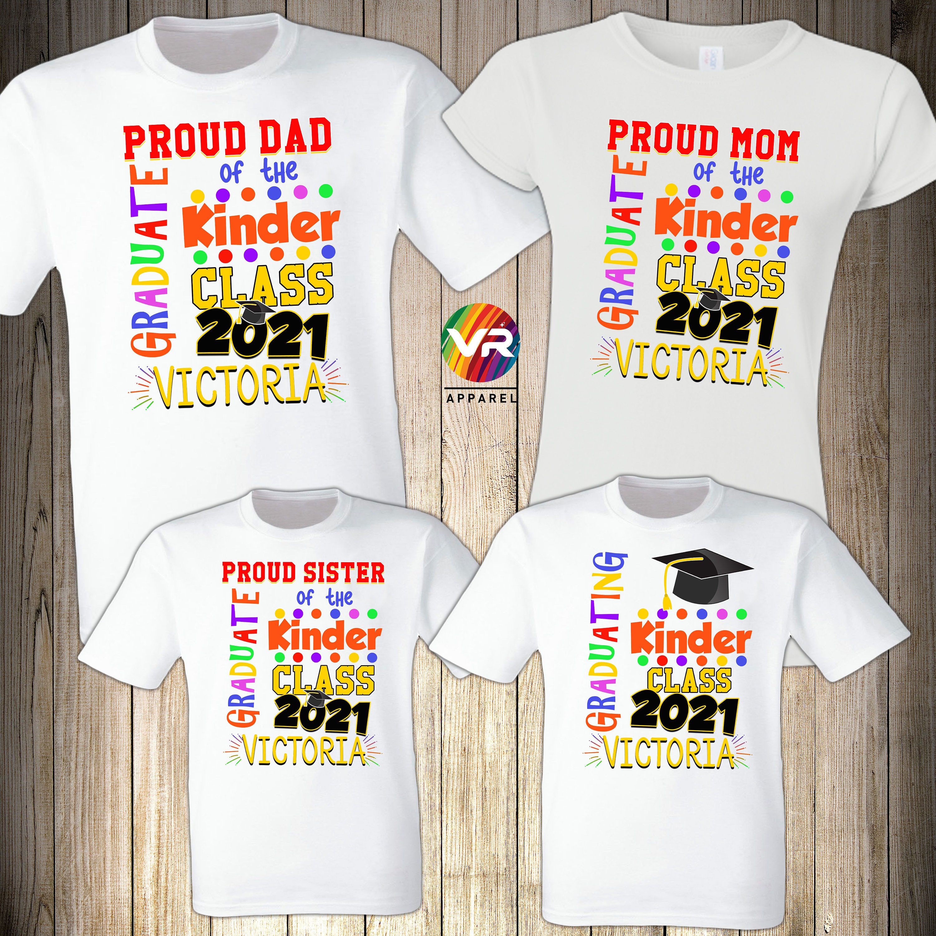 Graduation Family Shirts Matching Kindergarten Graduate Shirt Etsy